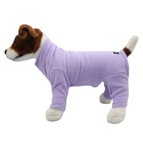 Four Legged Dog Fleece Jumpers Pet Wiz XS Lilac