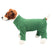Four Legged Dog Fleece Jumpers Pet Wiz XS Green