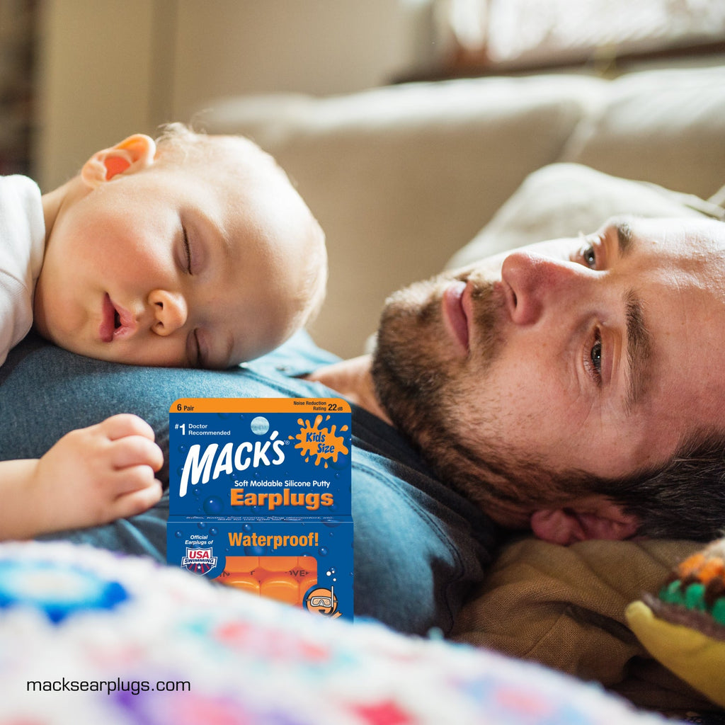 Mack's - Soft Moldable Silicone Putty Earplugs Kids Size - 200 Pair Dispenser - Orange (NRR 22) Earplugs Mack's   