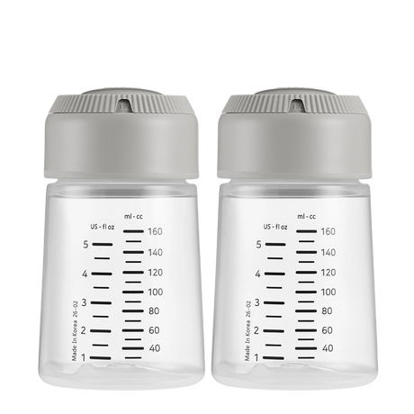 Wide Neck Milk Storage Bottles. Pack of 2 Milk Storage Spectra