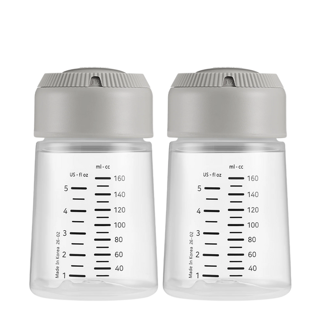 Wide Neck Milk Storage Bottles. Pack of 2 Milk Storage Spectra