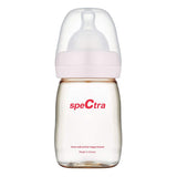Premium PPSU Wide Neck Baby Bottle - 1 x 160ml Bottle with Slow Flow Teat - Designs May Vary  Spectra   
