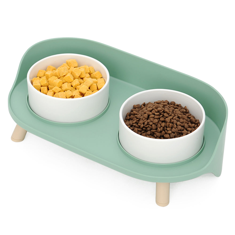Raised Double Bowls with Splash Proof Guard