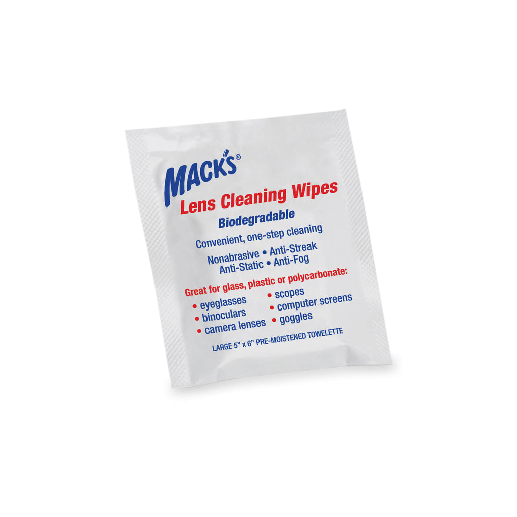 Mack's Spotless Screen and Lens Wipes (Pack of 20) - White/Blue Screen & Lens Wipes Mack's   