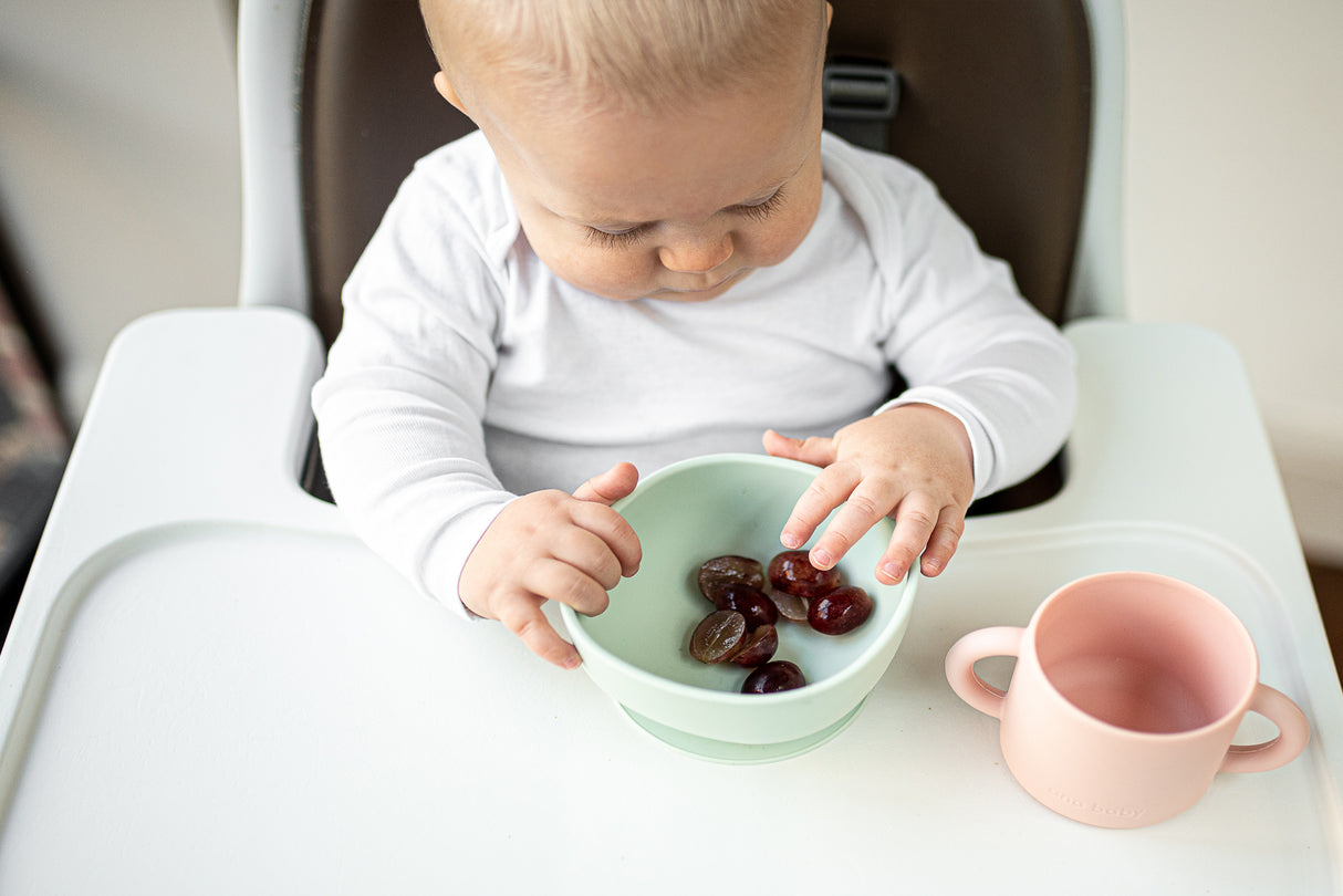 Silicone Suction Bowl and Spoon Matching Set (Pack of 2)  Ana Baby   