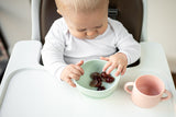 Silicone Suction Bowl and Spoon Matching Set (Pack of 2)  Ana Baby   