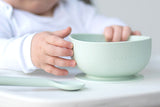 Silicone Suction Bowl and Spoon Matching Set (Pack of 2)  Ana Baby   