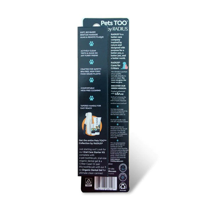 Soft Pet Toothbrush Dog Toothbrush RADIUS   