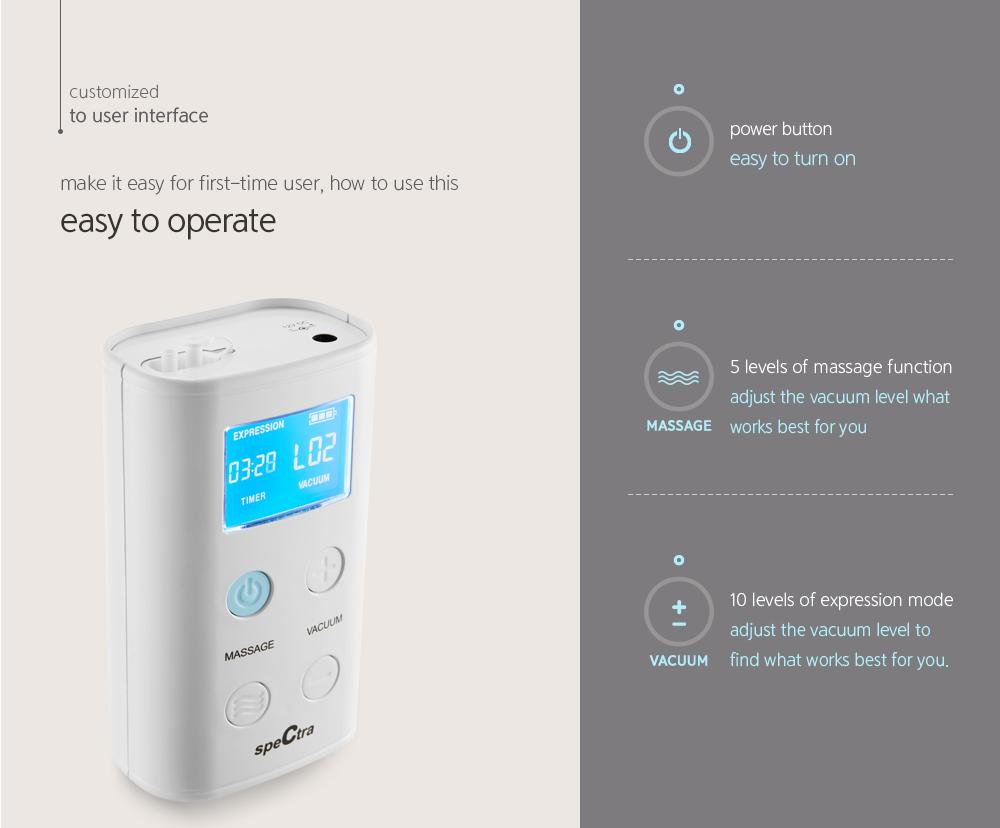 Spectra 9 Plus  Advanced Double Electric Breast Pump with Rechargeable Battery Breast Pumps Spectra   