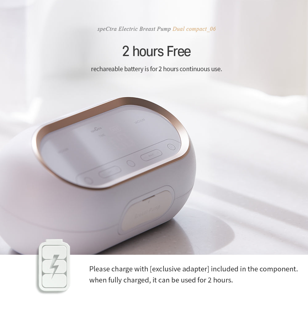 Dual Compact Electric Breast Pump  Spectra   