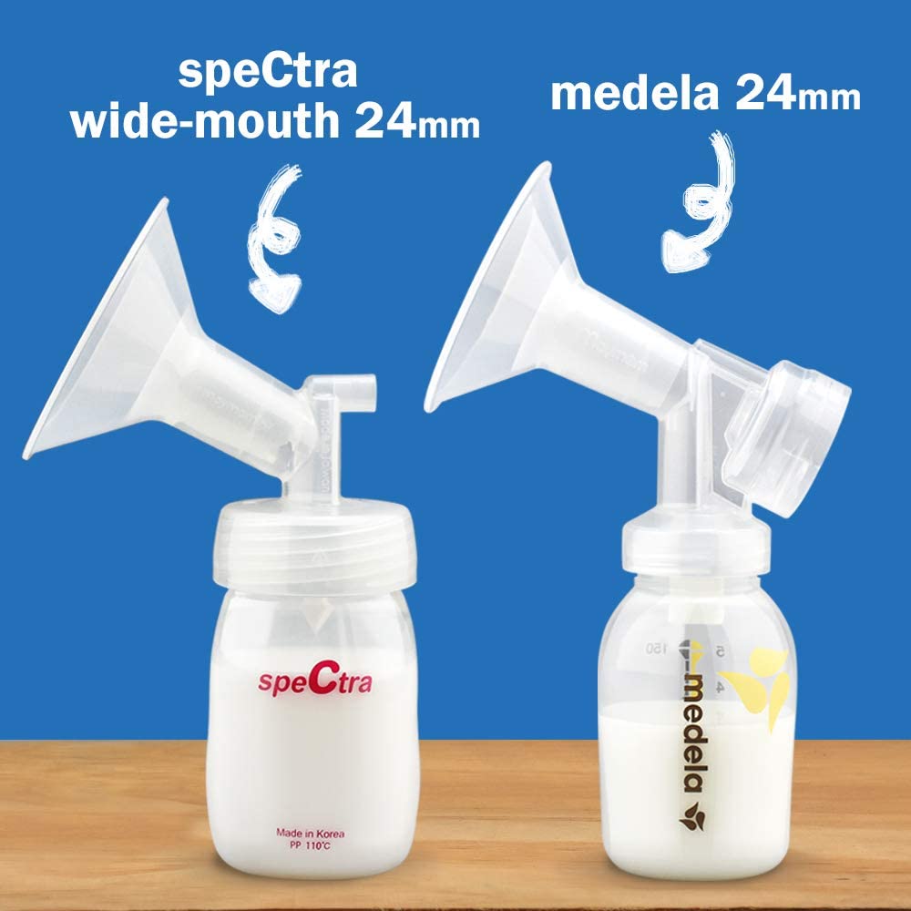 Flange Inserts 19 mm for Medela and Spectra 24 mm Shields/Flanges Breast Pump Accessories Maymom   