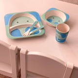 Children's 5 Piece Bamboo Dinner Set Baby Feeding Ana Baby   