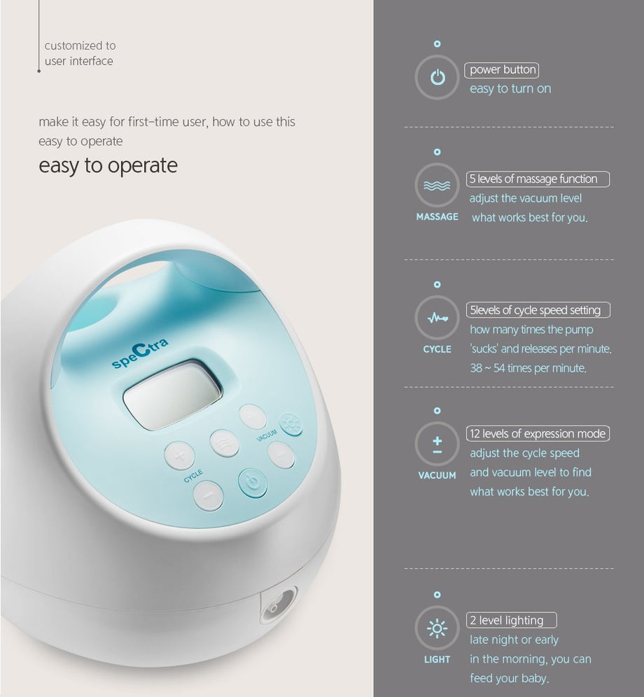 Battery store breast pump