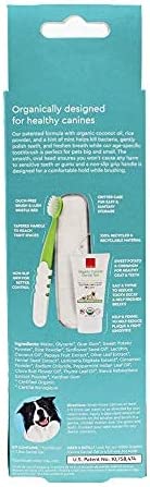 Canine Organic Dental Solutions Kit - Adult Dog Toothbrush RADIUS   