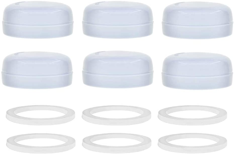 Solid Lids Aka Travel Caps w/Sealing Ring Adapters & Extras Maymom