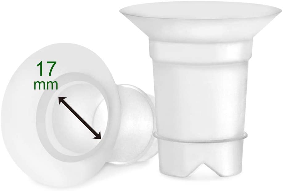 Maymom Flange Inserts for Freemie 25 mm Collection Cup. 2pc/Each  Maymom 17mm  