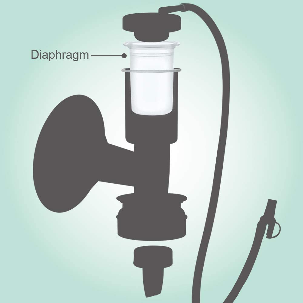 Replacement Silicone Diaphragms for Ameda Purely Yours Breastpump; Can Replace Ameda Silicone Diaphragms (17147); Made by Maymom, 4 ct Breast Feeding Maymom   