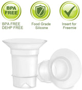 Flange Inserts for Freemie 25 mm Collection Cup. 2pc/Each  Maymom   