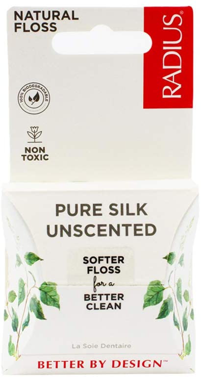 Radius Natural Biodegradable Unscented Silk Floss Dental Floss Radius   