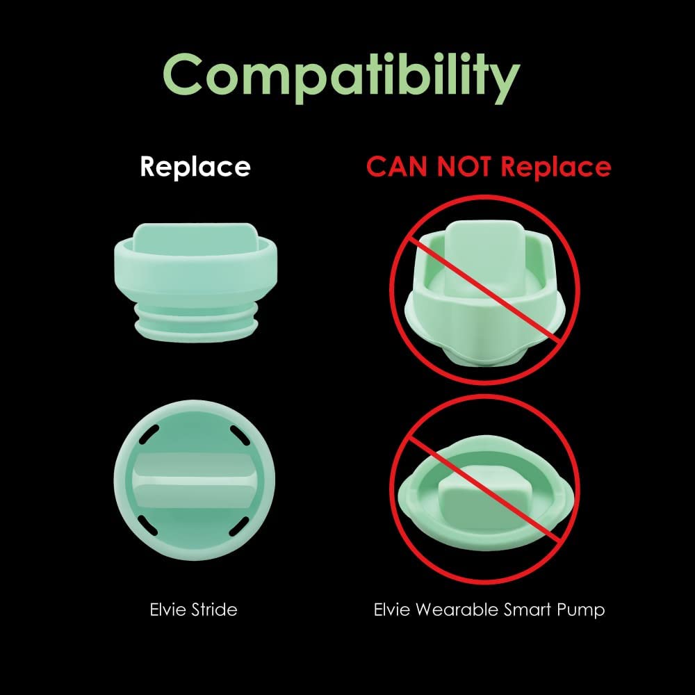 Maymom Duckbill Valve Compatible with Elvie Stride Pump; 4pc/pk  Ana Wiz   