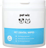Dental Finger Wipes with Spearmint Oil for Dogs & Cats. Dog Supplies Pet Wiz   