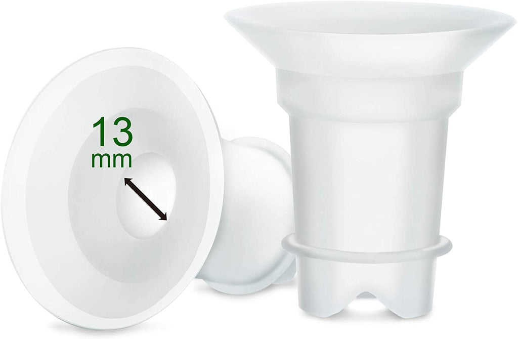 Maymom Flange Inserts for Freemie 25 mm Collection Cup. 2pc/Each  Maymom 13mm  