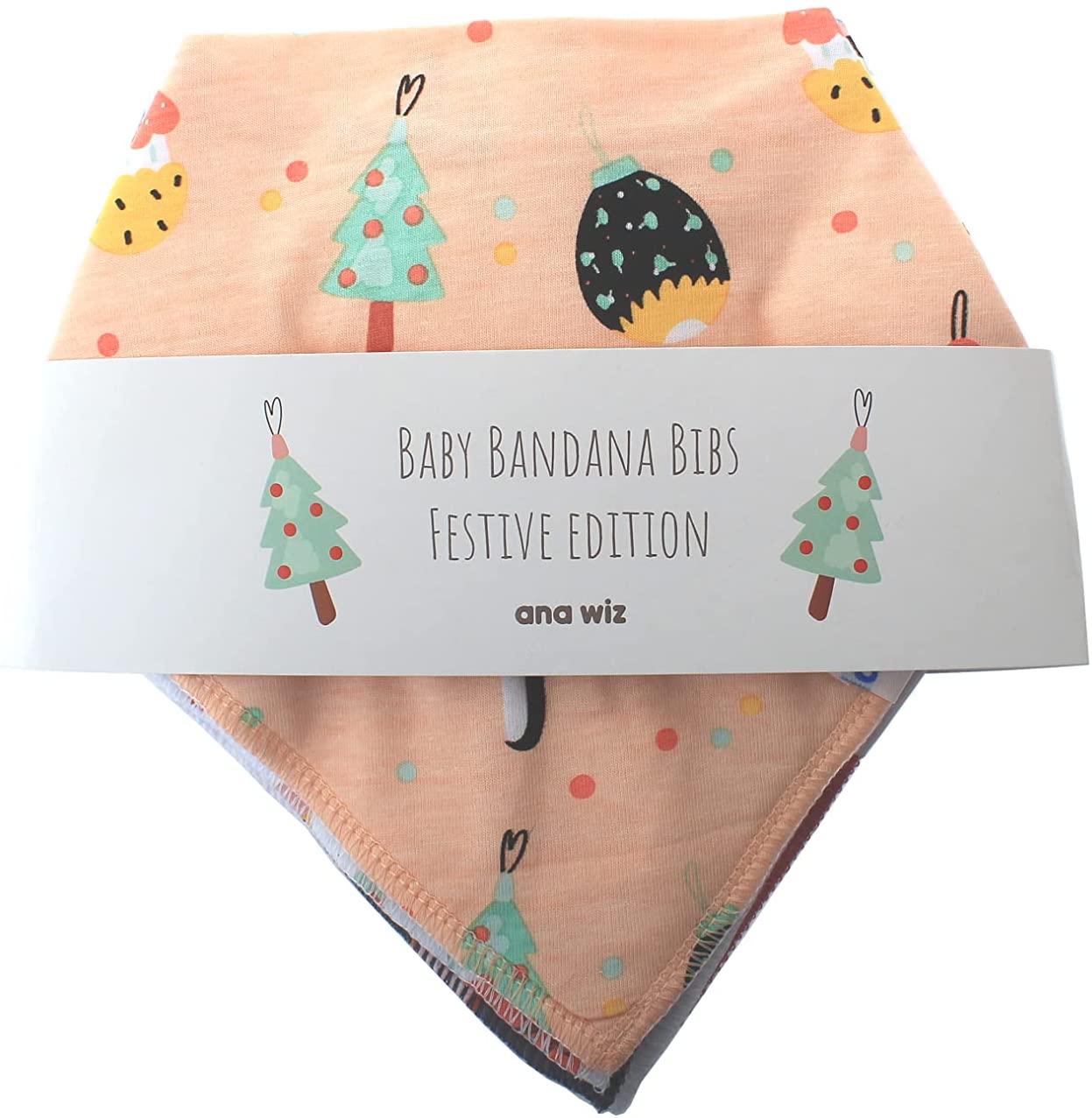 Baby Bandana Bibs (Pack of 5) Baby Bandana Bibs Ana Wiz   