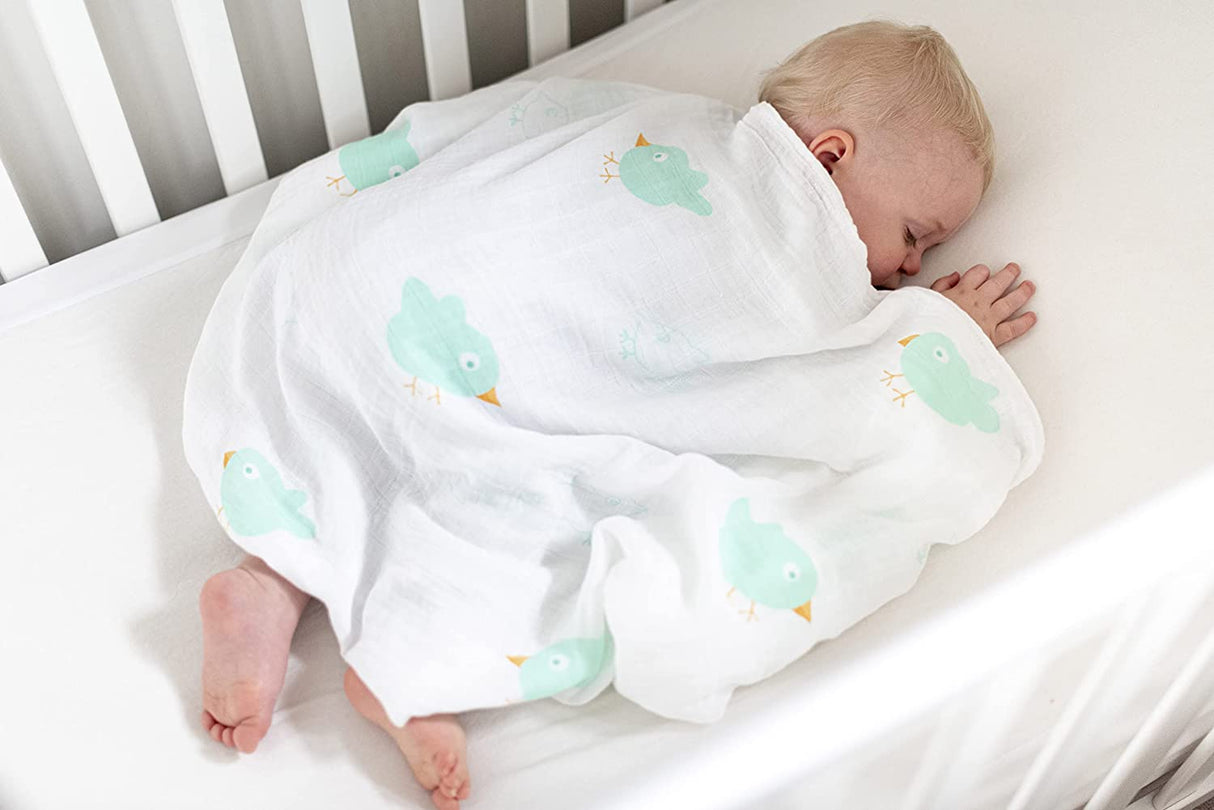 Extra Large Super Soft Muslins - Animal Designs - Gift Pack Baby Health Ana Wiz   
