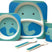 Children's 5 Piece Bamboo Dinner Set Baby Feeding Ana Baby Elephant  