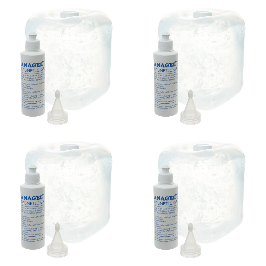 IPL / Laser Transmission Gel - All Sizes Cosmetic Gel Anagel 5L x 4  