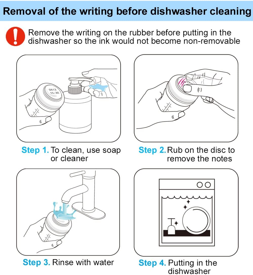 Wide-Mouth Milk Storage Collection Bottle with SureSeal Sealing Disk; 6pc Milk Storage Maymom