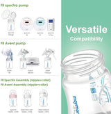 Wide-Mouth Milk Storage Collection Bottle with SureSeal Sealing Disk; 6pc  Maymom   