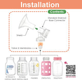 Two-Piece Breastshield; Compatible with Medela Breast Pumps  Maymom   
