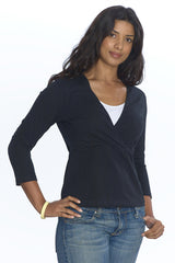 Nursing 3/4 Length Sleeved Top Breast Feeding Emma Jane   