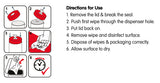 Alcohol Disinfectant Wipes (200 Sheet Tub) Clinical Wipes Ana Wiz   
