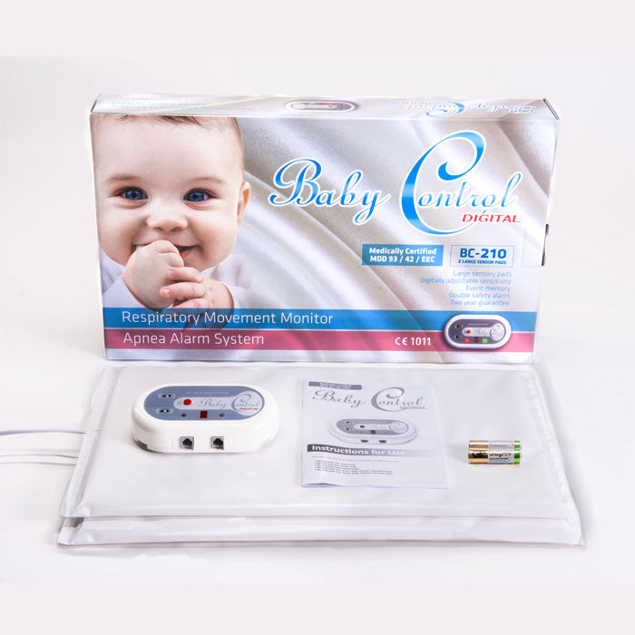Baby Control Digital Breathing Monitor with Digitally Adjustable Sensitivity Baby Breathing Monitors Baby Control   