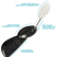 The Big Brush™ with Replaceable Head - Left Hand Toothbrush RADIUS Black Sparkle  