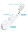 The Big Brush™ with Replaceable Head - Right Hand Toothbrush RADIUS Transparent  