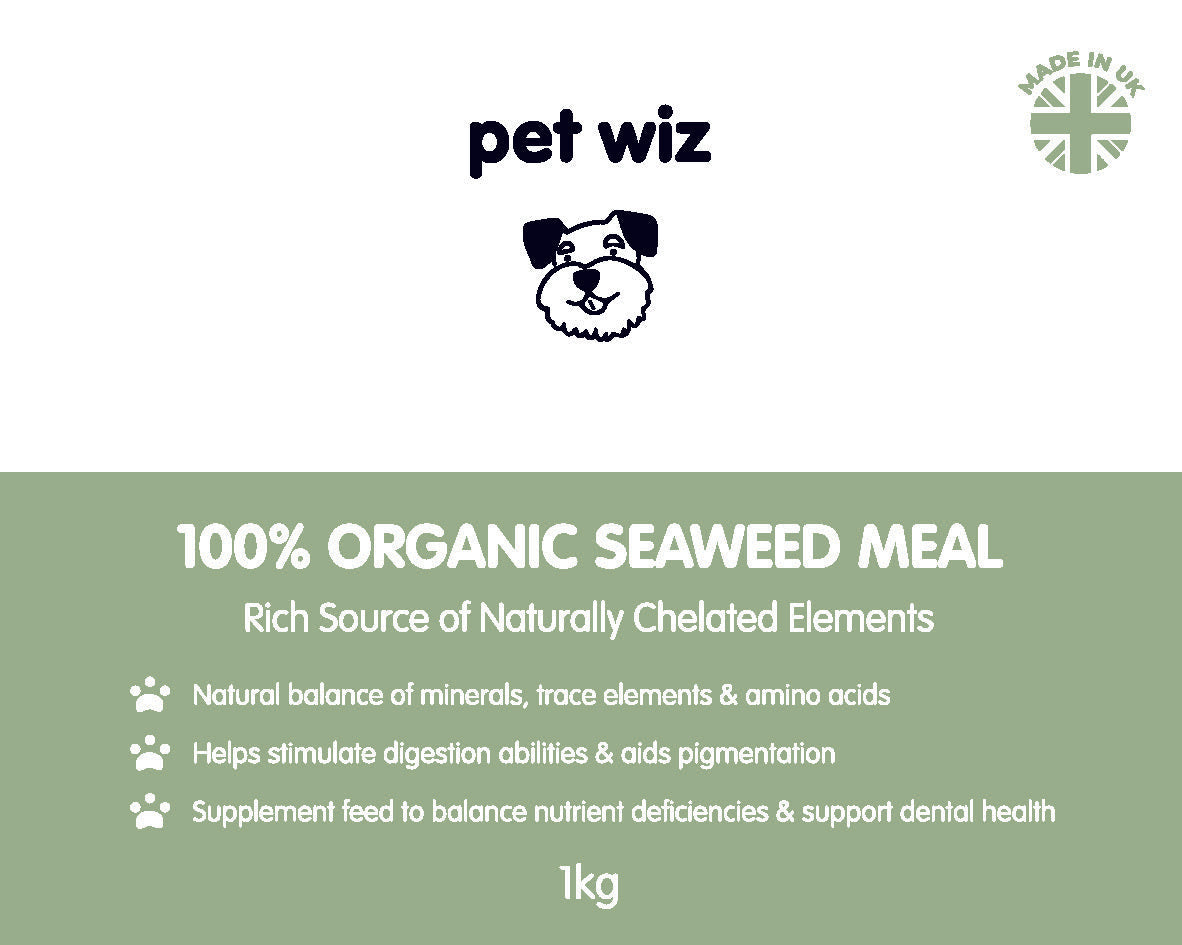 100% Organic Seaweed Meal Supplements Pet Wiz   