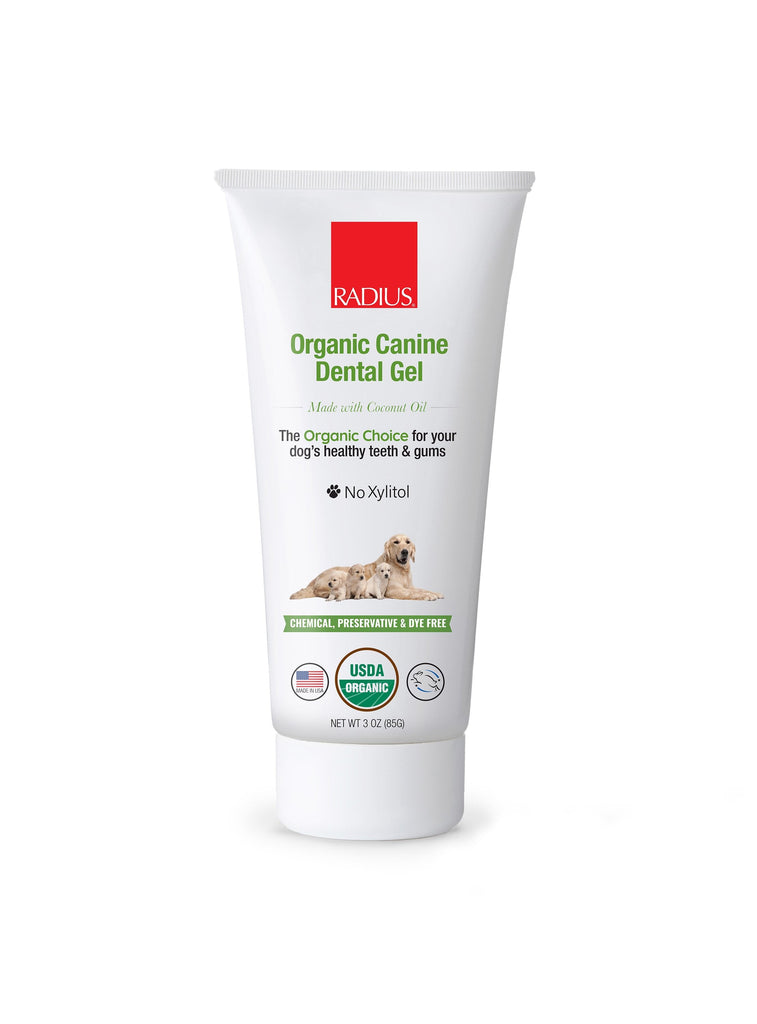 Radius Toothpaste, USDA Organic Pet Toothpaste, 3 oz Dog Toothbrush Radius   