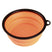 Collapsible Silicone Bowl for Dogs - 350ml Feeding Pet Wiz Orange  