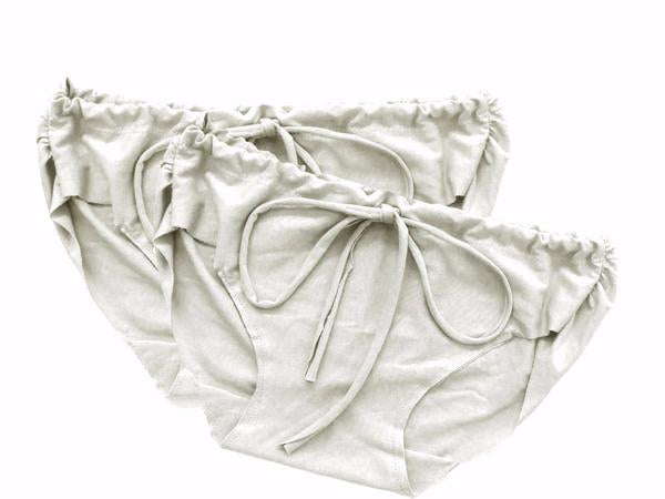 Postpartum Underwear 2-pack - Cream - Small Hospital Bag Ana Wiz   