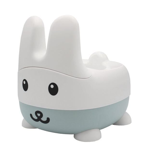 Bunny Training Potty with Back Rest, Removable Bowl & Lid Potty Training Ana Baby Green  