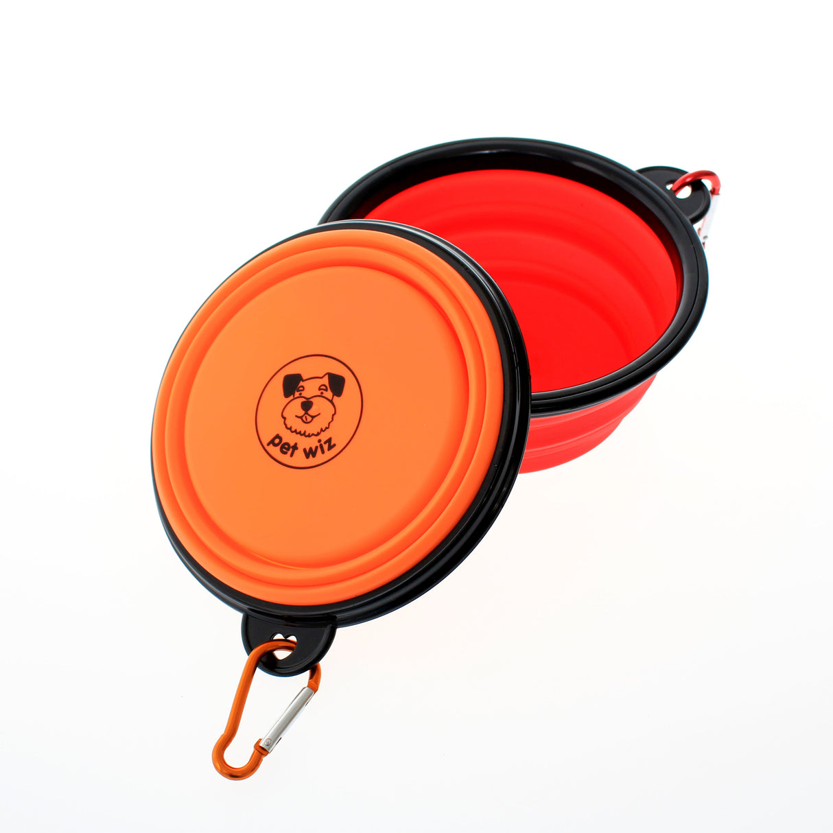 Collapsible Silicone Bowl for Dogs - 350ml Feeding Pet Wiz   