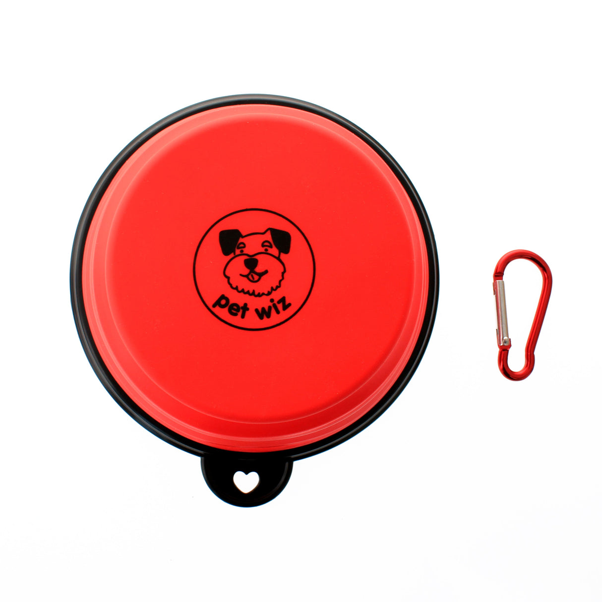 Collapsible Silicone Bowl for Dogs - 350ml Feeding Pet Wiz   
