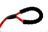 Dog Rope Lead With Reflective Stitching and Padded Handle - Size & Colour Options Collars Leads & Harnesses Pet Wiz   