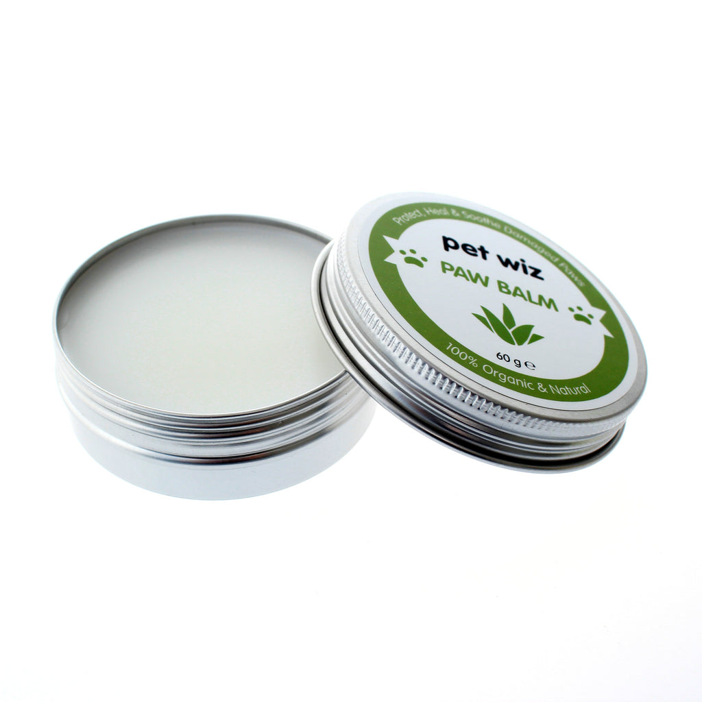 Organic Paw and Nose Balm for Dogs and Cats - Coconut Oil, Shea Butter, Vitamin E & Aloe Balm Pet Wiz   