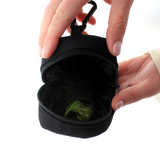 Treat Pouch & Poop Bag Dispenser - Includes Carabiner Clip  Pet Wiz   