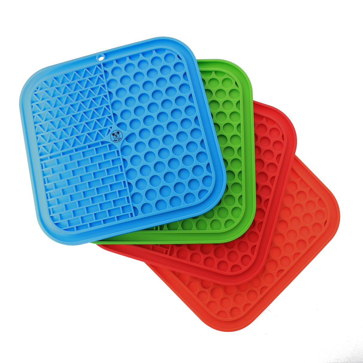 Silicone Licking Mat - Providing Mental Stimulation and  Anxiety Relief Feeding Pet Wiz   