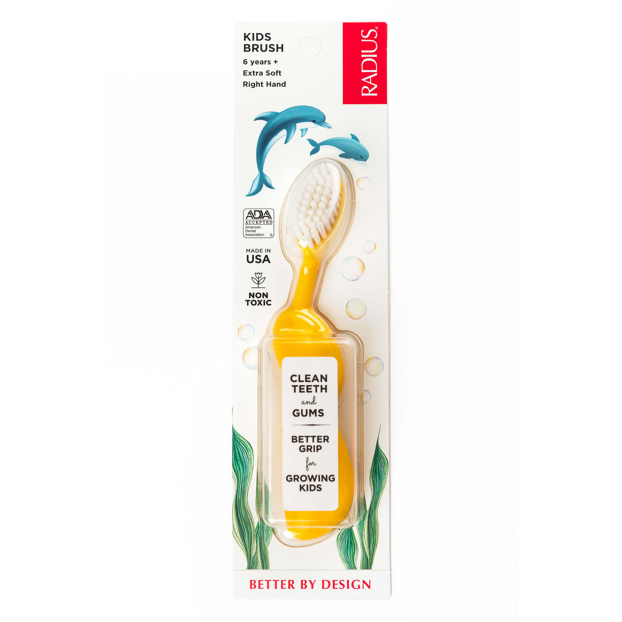 Right Hand Kids Toothbrush, Age 6 years + Toothbrush RADIUS   